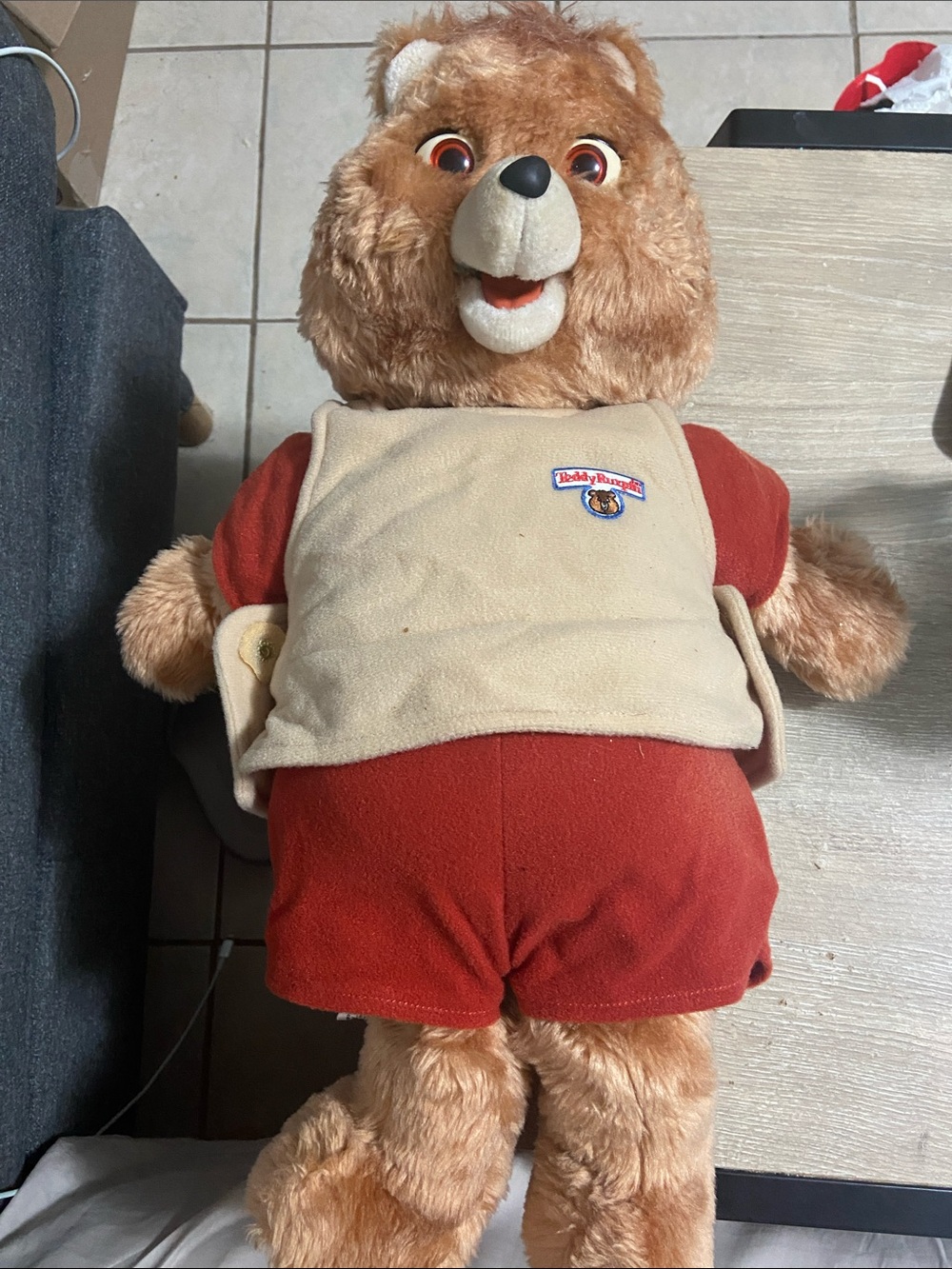 VTG 1985 Teddy Ruxpin Worlds of Wonder Animatronic Talking Bear